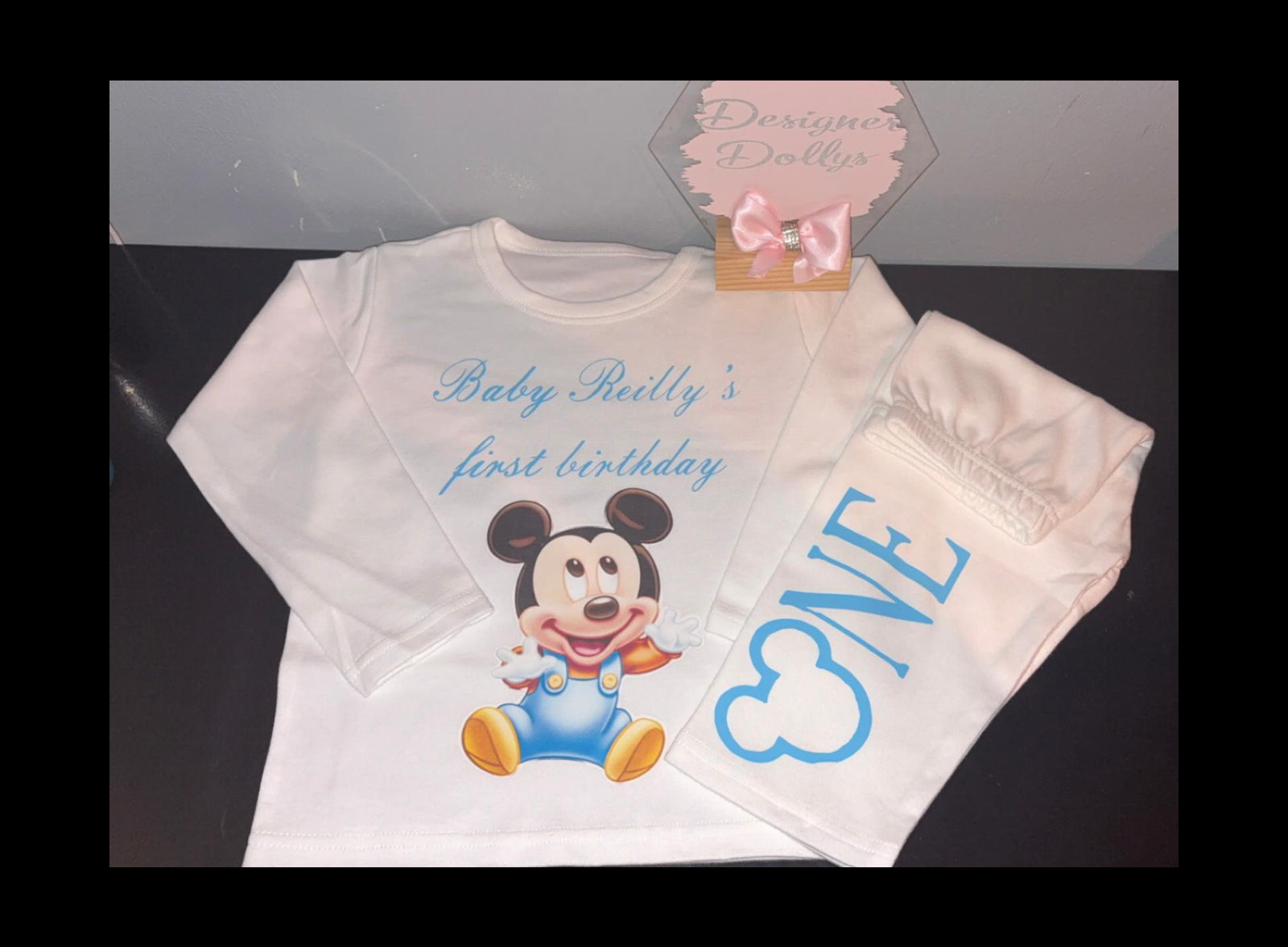 Mickey Mouse Birthday PJs