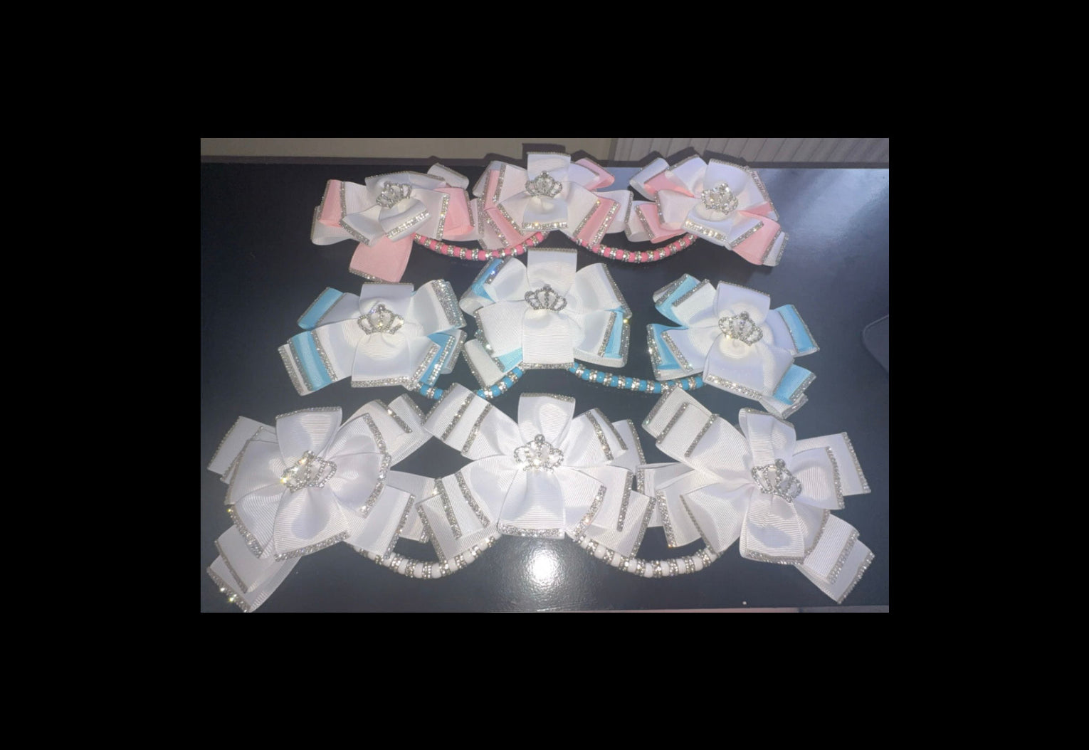 Triple Bow Pram Charms