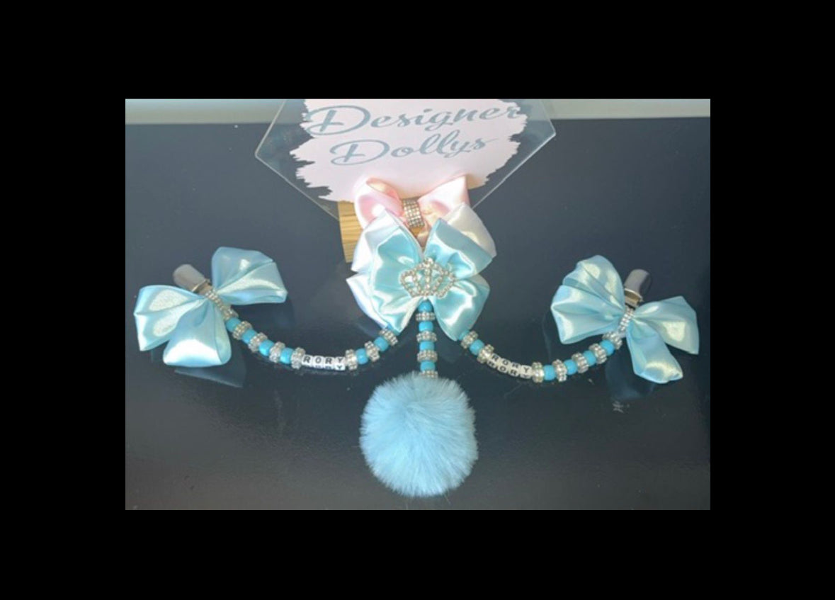 Triple Tier Pom Pom Pram Charm