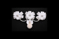 Triple Bow Pom Pom Pram Charm