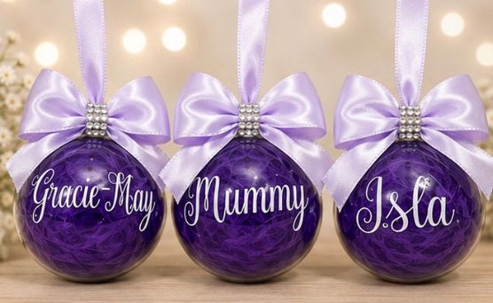 Personalised Baubles