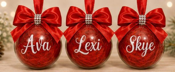 Personalised Baubles